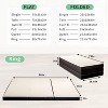 Dyonery 3-Inch Tri-Fold Memory Foam Mattress with Washable Cover, Storage Bag and Non-Slip Bottom, Tri-Fold Mattress, "80 x 60x 3", White - 4 of 4