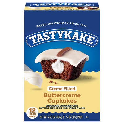 Tastykake Buttercreme Iced Cupcakes - 14.25oz/12pk