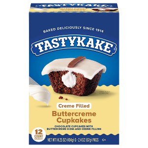 Tastykake Buttercreme Iced Cupcakes - 14.25oz/12pk - 1 of 4