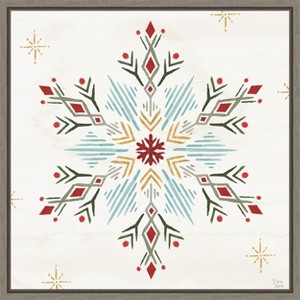 Amanti Art Winter Moment XII by Dina June Canvas Wall Art Print Framed 22 x 22-in. - 1 of 4