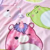Girls' Squishmallows 3pc Pajama Set - Pink - 3 of 4