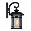 CWI Lighting,Blackburn 1 Light Outdoor Black Wall Lantern - 2 of 4