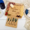 Pavilion Gift Company - On The Boat - 13" Bamboo Serving Board with Utensils - Cutting Boards - 2 of 4