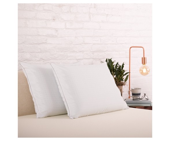 Memory Foam Contour Pillow 2pk (Standard) Green - Authentic Comfort&#174;