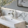 Cobbe Brushed Nickel Vanity Sink Faucets Single Handle Bathroom Faucet Single-Hole Installation - 2 of 4