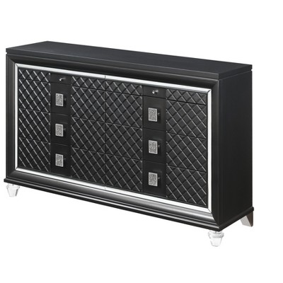 Sawyer Metallic Gray Finish Dresser