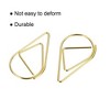 Unique Bargains Drop-Shaped Decorative Bookmark Metal Small Size Paper Clip 100 Pcs - 4 of 4