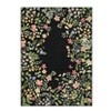 Hallway Runner Rug, Non-Slip Washable Bathroom & Kitchen Runner Rug, Low-Pile Soft Botanical Runner Rug for Girls' Bedroom, Laundry Room, Bedside - 2 of 4