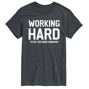 Men's - Instant Message - Working Hard Short Sleeve Graphic T-Shirt - 1 of 4
