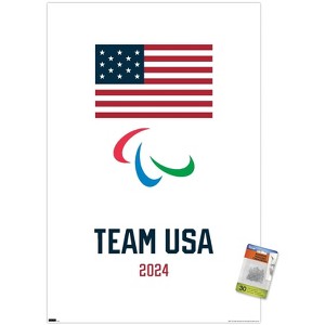 Trends International Team USA - Paralympic Logo Unframed Wall Poster Prints - 1 of 4