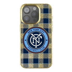 Keyscaper MLS Eastern Conference Teams Plaid Gold Bling Cell Phone Case for Apple iPhone - 1 of 4