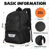 Generic Basketball Bag,Large Sports Bag with with Separate Ball & Shoe Compartments,Gym Bag - 3 of 4