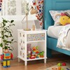 FONTOI 26.7"H Nightstand with Open Storage Shelf, Wood Nightstand with Drawer and Shelf, Bedside End Table for Kids' Room Bedroom Nursery - 2 of 4