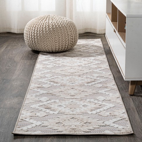 Boho Area Rug Geometric Rugs for Entryway Hallway Soft Indoor