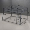 LOVMOR Full XL Over Queen  Heavy Duty Bunk Bed for Adults with Ladder and Full Length Guardrail for Adults,Teens,Kids - 2 of 3