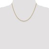 Black Bow Jewelry 1.5mm 14k Yellow Gold Solid Cyclone Chain Necklace - 2 of 4