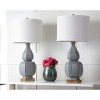Cleo Table Lamp (Set of 2) - 31.5 Inch Height - LIT4512 - Grey/Gold - Safavieh - 2 of 4