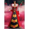 HalloweenCostumes.com Adult Queen Of Hearts Costume | Velvet Royal Dress, Alice In Wonderland Monarchy Red Women's Outfit - 2 of 4