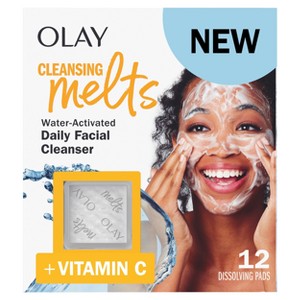 Olay Facial Cleansing Melts Vitamin C - 12ct - 1 of 4