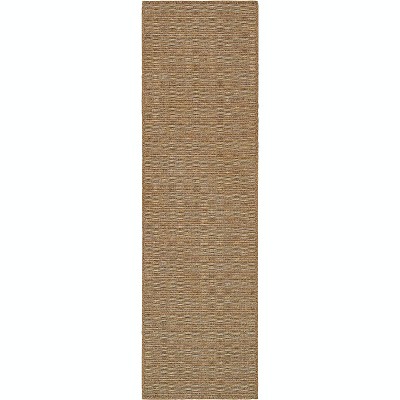 Oriental Weavers Karavia 001X3 Tan/ Light Tan Indoor/Outdoor Area Rug - 2'3" x 7'6"