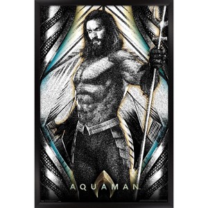Trends International DC Comics Movie - Aquaman - Graphic Framed Wall Poster Prints - 1 of 4