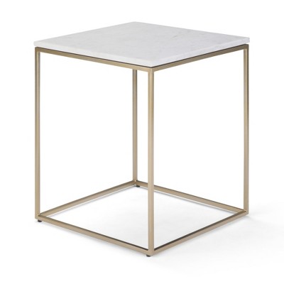 target white accent table
