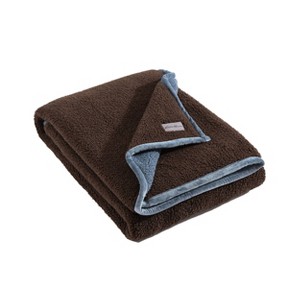 50"x60" Solid Bi Colored Throw Blanket - Eddie Bauer - 1 of 4