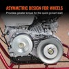 VEVOR Go-Kart Torque Converter, 3/4" Go-Kart Clutch Kit, 30 Series Asymmetrical Driver Pulley Replacement with Drive Belt, for 2-8 HP Small Engines - 4 of 4
