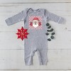 The Juniper Shop Checkered Santa Baby Romper - 2 of 3