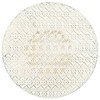 vidaXL Bistro Table Vintage Style Round Metal 15.7 inches x27.5 inches  White - 2 of 4