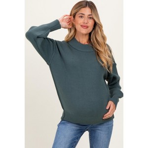 Pinkblush Jade Wide Neck Drop Shoulder Maternity Sweater - 1 of 4