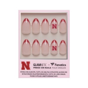 Glamnetic x Fanatics Nebraska Cornhuskers Press-On Nails - 30ct - Ulta Beauty - 1 of 4