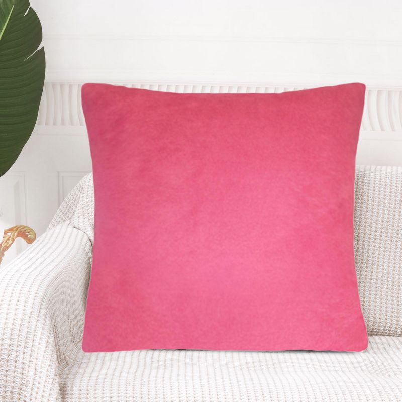 PiccoCasa Viscose Velvet Comfortable and Soft Decorative Throw Pillow Cover, 3 of 6