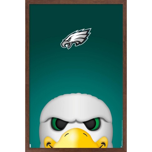 Trends International Nfl Philadelphia Eagles - Neon Helmet 23 Framed Wall  Poster Prints White Framed Version 14.725 X 22.375 : Target