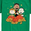 Boys' - Peanuts - Pumpkin Trio Short Sleeve Graphic T-Shirt - 2 of 4
