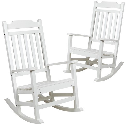 Poly Resin Faux Wood Rocking Chairs, Target White Fur Rocking Chair