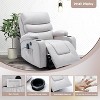 EROMMY PU Leather Recliner Lift Chair with Massage and Heat - 4 of 4