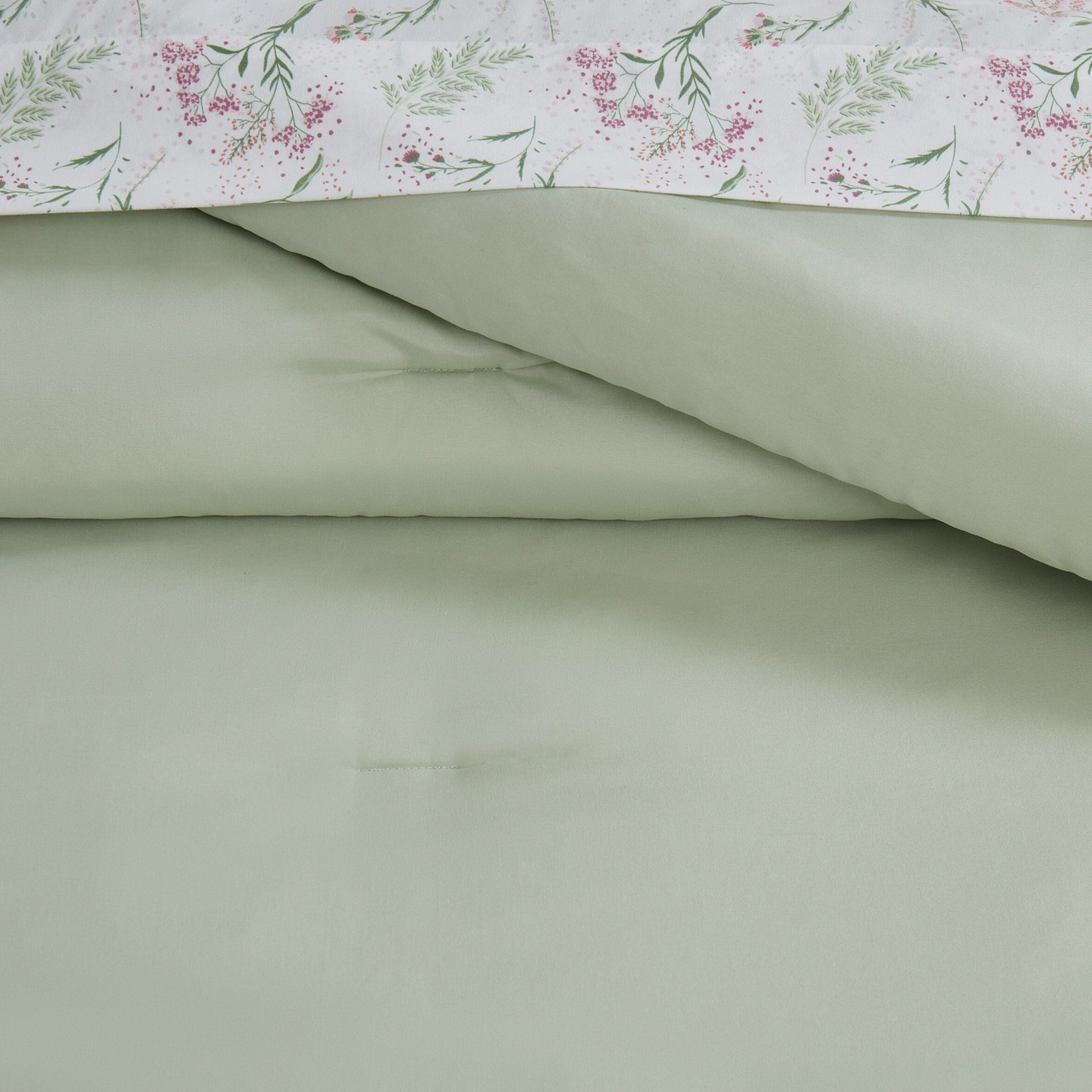 Постельное бельё Jessica Simpson Felicity Sage Green Floral Queen 8-Piece Bed in a Bag, цвет: Шалфейный — фото 5