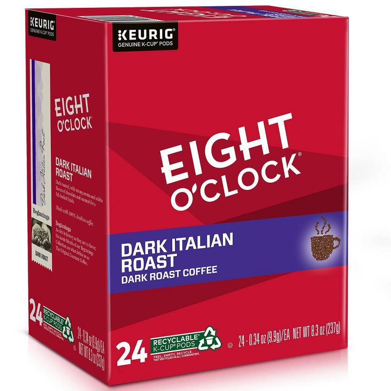 Eight O&#39;Clock Italian Dark Roast Coffee Pods - 24ct, 3 of 7