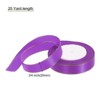 Unique Bargains Double Face Wide Satin Ribbon with Gold Edges for Wedding Bouquet - 2 of 4