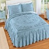 Collections Etc Joelle Textured Snowflake Chenille Bedspread - 2 of 3