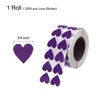 Unique Bargains Self-Adhesive Heart Decorations Sticker for Envelope Wedding 2000 Pcs - 2 of 4
