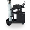 Welding Cart, Heavy Duty Welder Cart with 360° Swivel Wheels, Tank Storage Safety Chains, Rolling MIG Welder Cart for TIG, ARC, MMA - 3 of 4