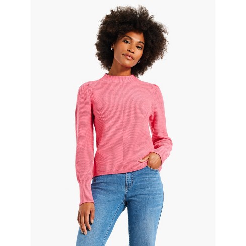 Waffle stitch clearance sweater