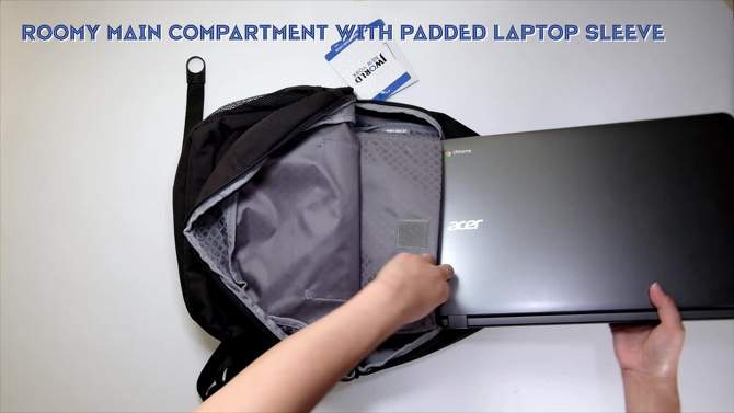 J World Dexter Laptop Backpack, 2 of 8, play video