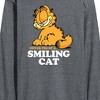 Men's - Garfield - Never Trust Smiling Cat Long Sleeve Graphic T-Shirt - 2 of 4