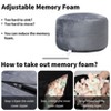 4FT Bean Bag Chair Foam Filled Gaming Chair, Indoor Furniture Living Room Bean Bag Couch Soft Beanbags with Velvet Cover for Adults - 2 of 4