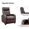 LACOO Faux Leather Home Theater Recliner with Massage Backrest - 4 of 4