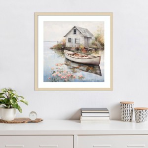 Amanti Art Cottage by The Beach II by Lazar Studio Framed Wall Art Print - 1 of 4