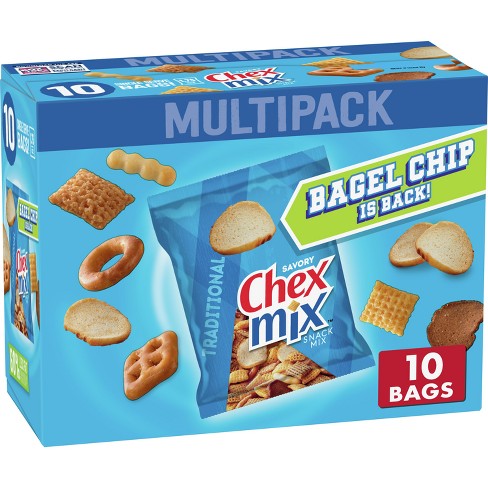 Chex Mix Traditional Snack Mix Bags - 17.5oz/10ct - image 1 of 4